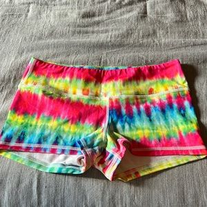 Fleo Rainbow Tie Dye Original Shorts